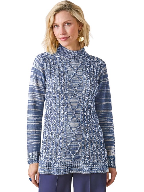 Pull col montant maille torsadée - DAXON - Kiabi Pull col montant maille torsadée - DAXON - Kiabi