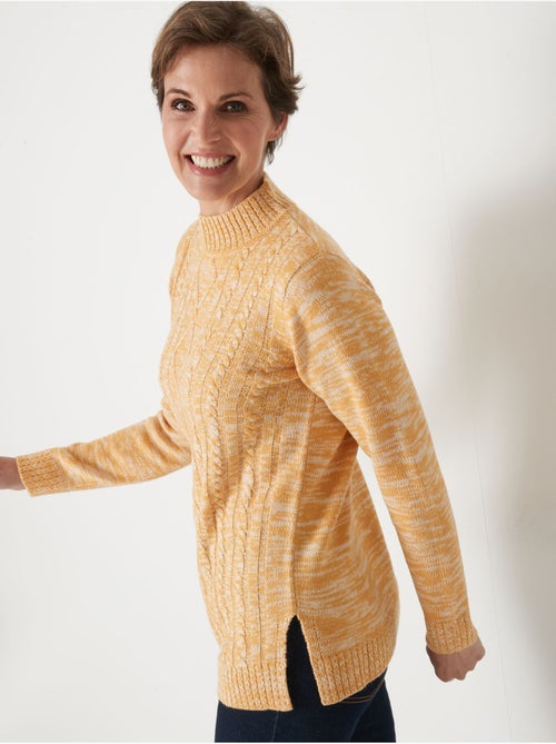 Pull col montant maille torsadée - DAXON - Kiabi