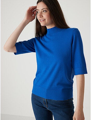 Pull col montant manches au coude - DAXON