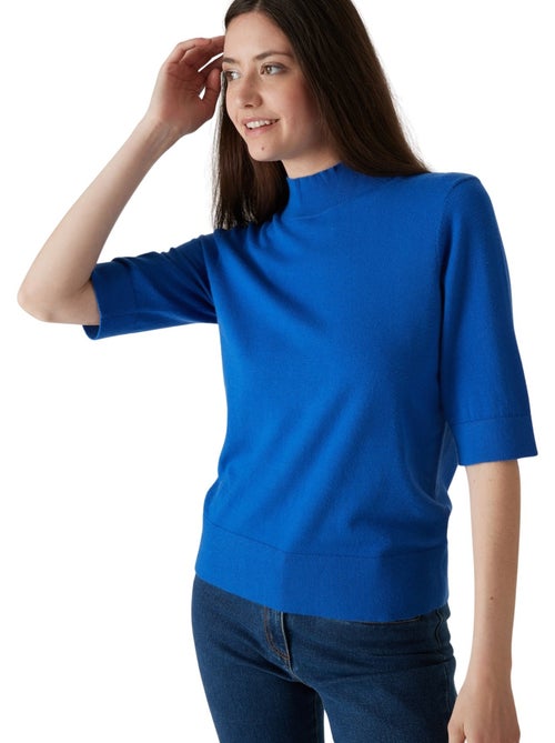 Pull col montant manches au coude - DAXON - Kiabi