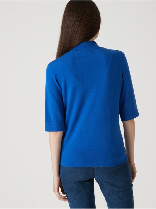 Pull col montant manches au coude - DAXON - Kiabi