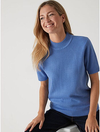 Pull col montant manches courtes - DAXON