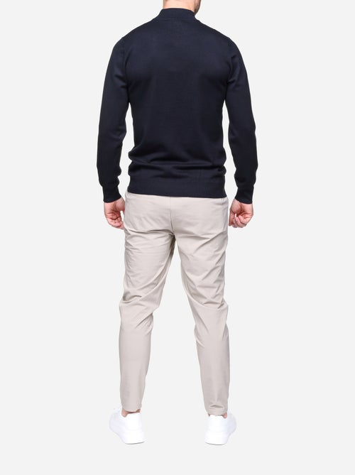 Pull col montant manches longues - Frilivin - Kiabi