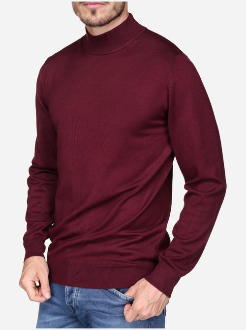 Pull col montant manches longues - Frilivin - Kiabi
