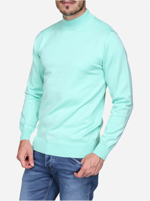Pull col montant manches longues - Frilivin - Kiabi