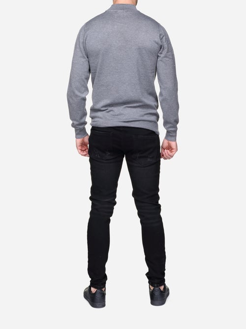 Pull col montant manches longues - Kiabi Pull col montant manches longues - Kiabi
