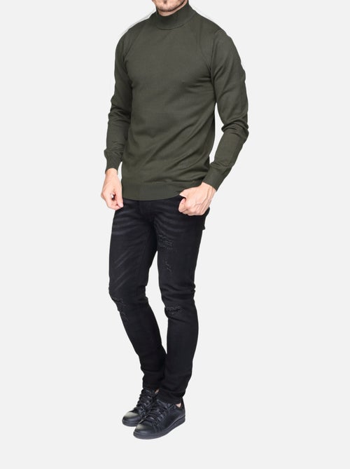 Pull col montant manches longues - Kiabi Pull col montant manches longues - Kiabi
