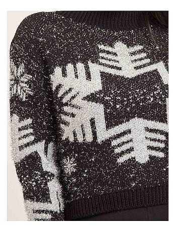 Pull col montant métallisé fantaisie KANA