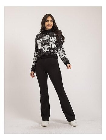 Pull col montant métallisé fantaisie KANA