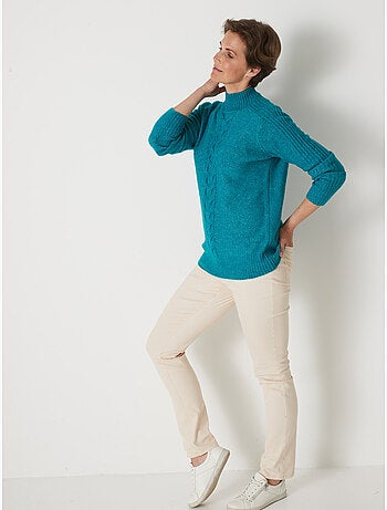 Pull col montant torsadé - DAXON