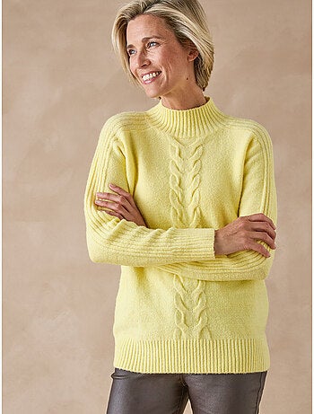 Pull col montant torsadé - DAXON