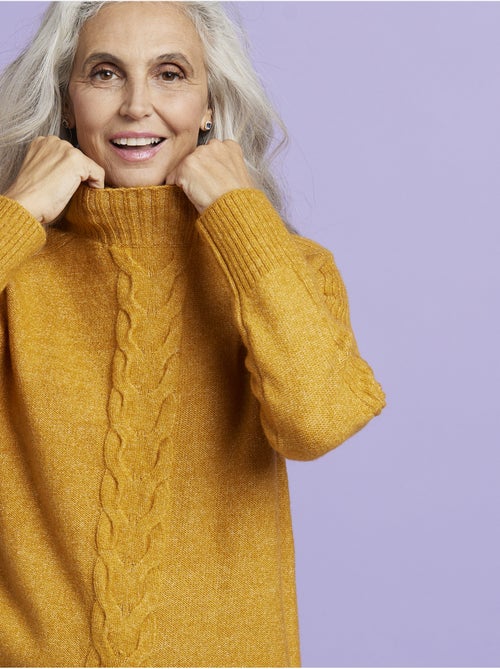 Pull col montant torsadé - DAXON - Kiabi
