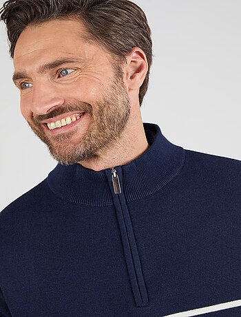 Pull col montant zippé - Damart