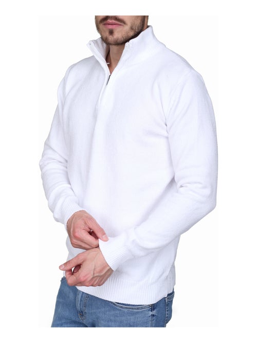 Pull col montant zippé - Kenzarro - Kiabi