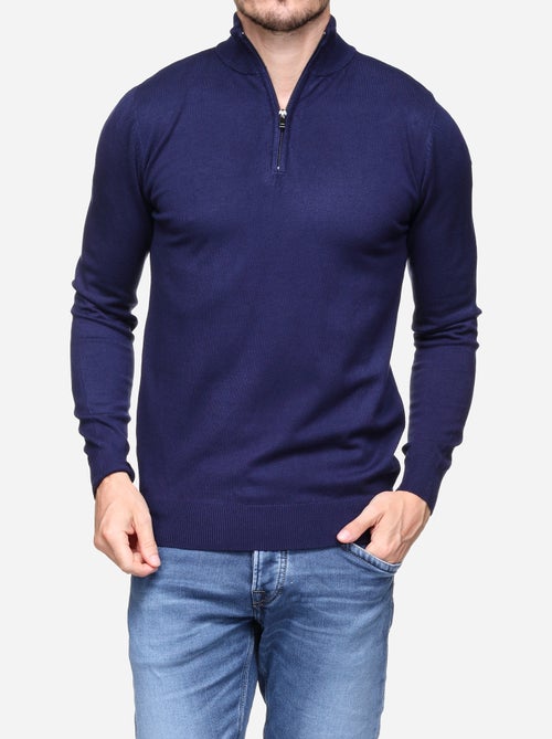 Pull col montant zippé - kenzarro - Kiabi Pull col montant zippé - kenzarro - Kiabi