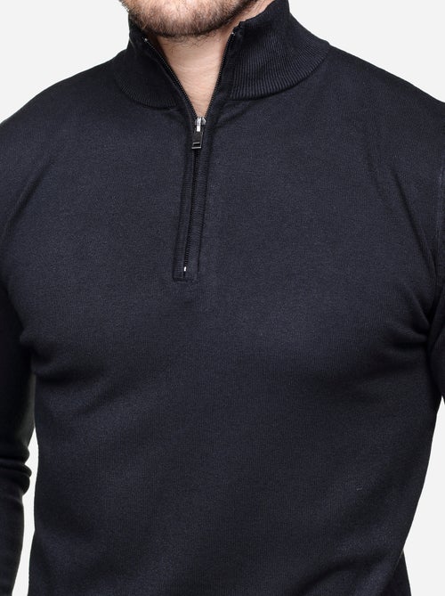 Pull col montant zippé - Kenzarro - Kiabi Pull col montant zippé - Kenzarro - Kiabi