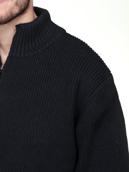 Pull col montant zippé - Kenzarro - Kiabi Pull col montant zippé - Kenzarro - Kiabi