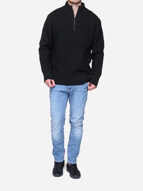 Pull col montant zippé - Kenzarro - Kiabi Pull col montant zippé - Kenzarro - Kiabi