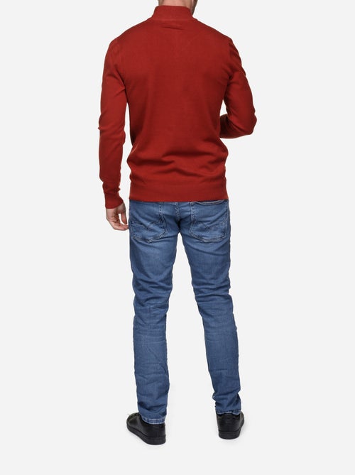 Pull col montant zippé - Kenzarro - Kiabi