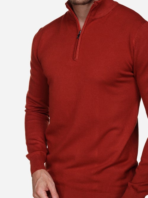 Pull col montant zippé - Kenzarro - Kiabi
