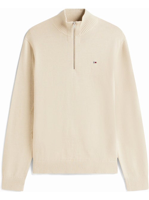 Pull col montant zippé - Tommy jeans - Kiabi