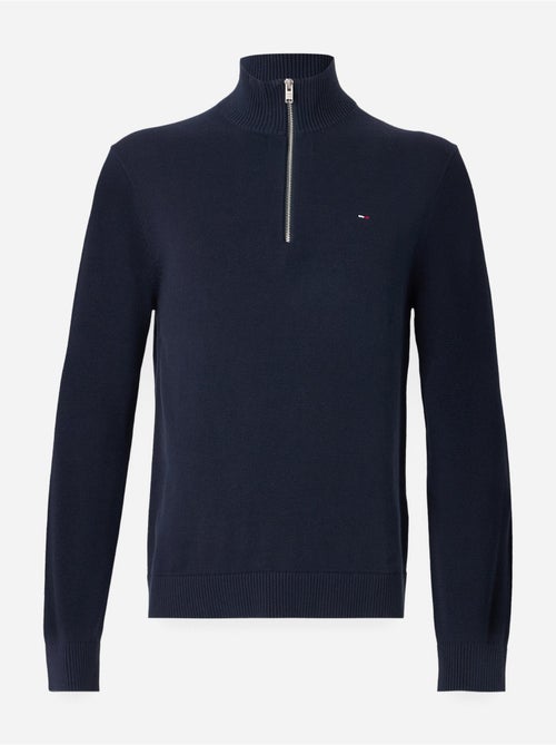 Pull col montant zippé - Tommy jeans - Kiabi