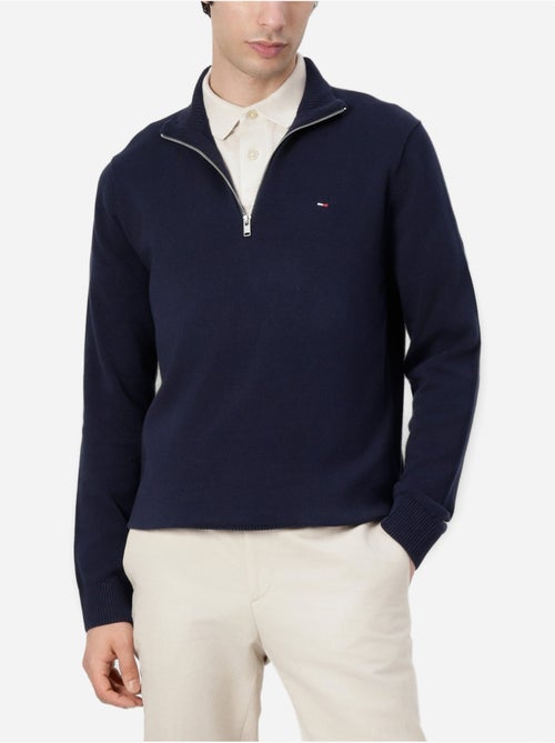 Pull col montant zippé - Tommy jeans - Kiabi