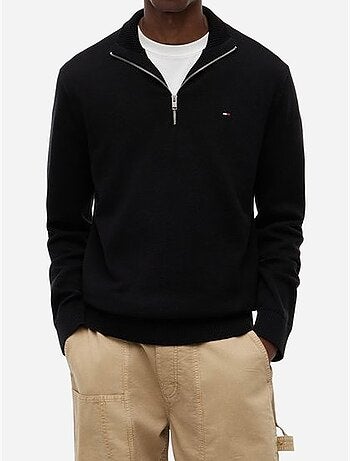 Pull col montant zippé - tommy jeans