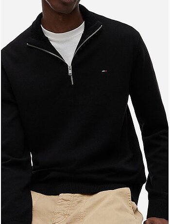 Pull col montant zippé - tommy jeans