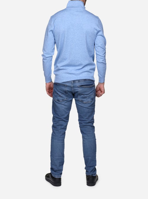Pull col montant zippé - Yves Enzo - Kiabi