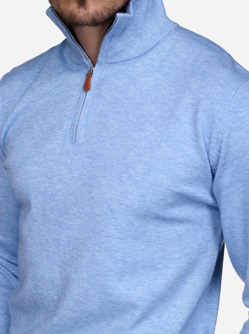 Pull col montant zippé - Yves Enzo - Kiabi