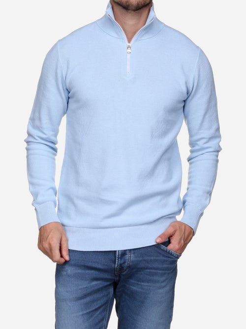 Pull col montant zippé - Yves Enzo - Kiabi
