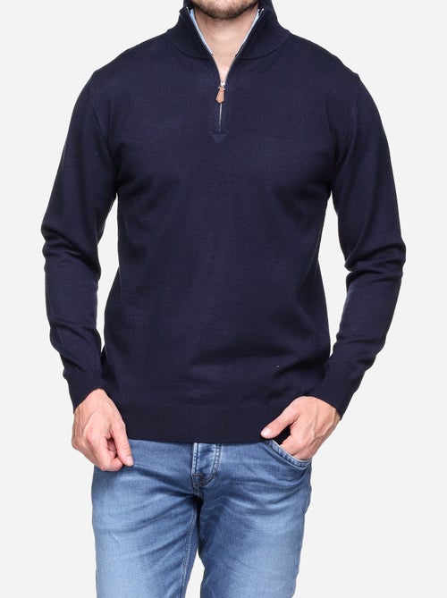 Pull col montant zippé - Yves Enzo - Kiabi