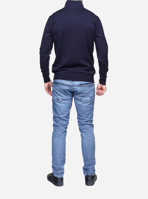 Pull col montant zippé - Yves Enzo - Kiabi