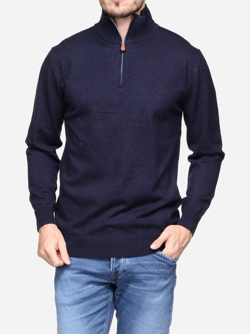 Pull col montant zippé - Yves Enzo - Kiabi