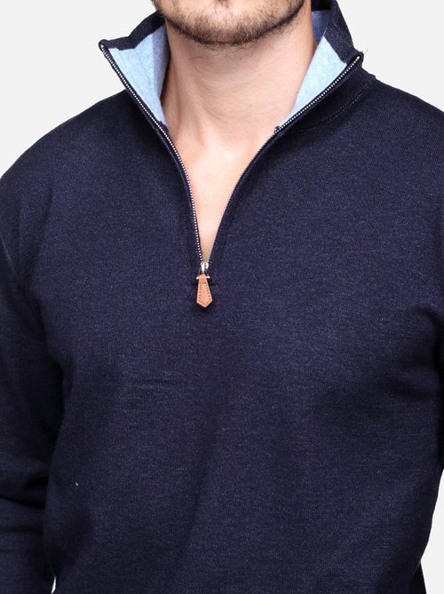 Pull col montant zippé - Yves Enzo - Kiabi