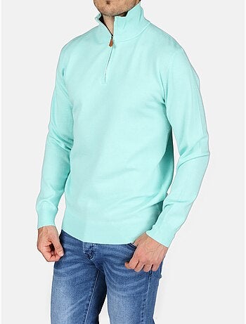 Pull col montant zippé - yves enzo