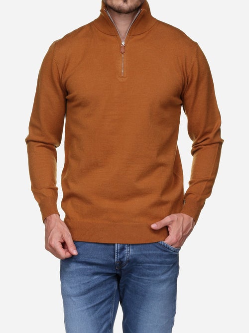 Pull col montant zippé - Yves Enzo - Kiabi