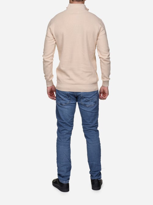 Pull col montant zippé - Yves Enzo - Kiabi