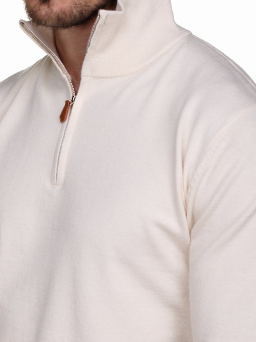 Pull col montant zippé - Yves Enzo - Kiabi