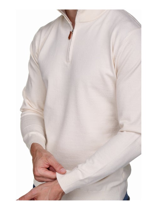 Pull col montant zippé - Yves Enzo - Kiabi