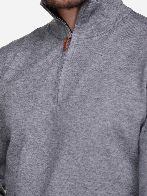 Pull col montant zippé - Yves Enzo - Kiabi