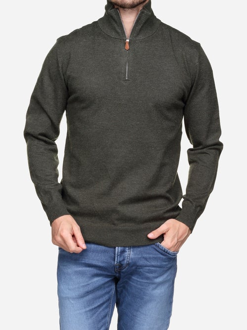 Pull col montant zippé - Yves Enzo - Kiabi