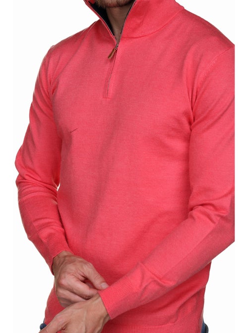 Pull col montant zippé - Yves Enzo - Kiabi