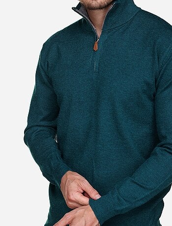 Pull col montant zippé - Yves Enzo
