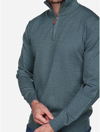 Pull col montant zippé - Yves Enzo