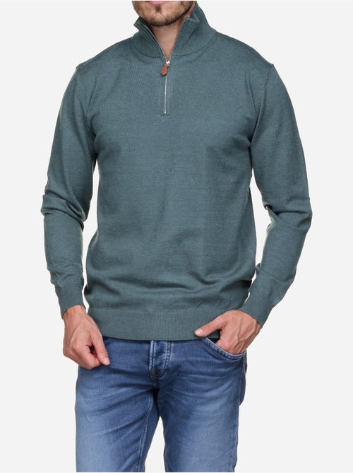 Pull col montant zippé - Yves Enzo - Kiabi