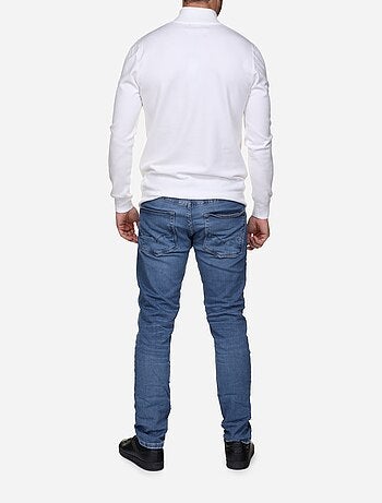Pull col montant zippé