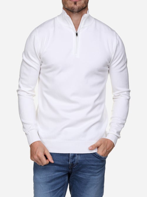 Pull col montant zippé - Kiabi