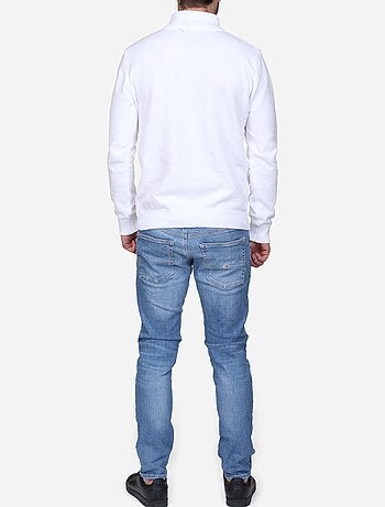 Pull col montant zippé